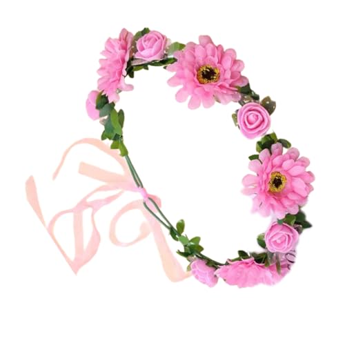 Brautblumen-Haarbänder für Hochzeit, Blumen-Haarbänder, Blumen-Haarbänder, Blumenkranz, Blumen-Haarbänder für Damen von Limtula