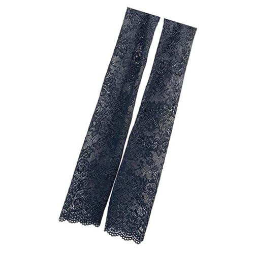 Damen Mädchen Sommer UV-Schutz Armstulpen Blumen Spitze Narben Abdeckungen Lange fingerlose Fahrhandschuhe für Party Sport Lange fingerlose Fahrhandschuhe von Limtula