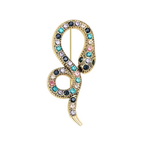 Limtula Delikate Strasssteine ​​Brosche Partykleid Pin Einzigartige Schlangenbrosche Geeignet Die Für Frauen Geeignet Die Kleider Und Anzüge Einen Hauch Verleihen von Limtula