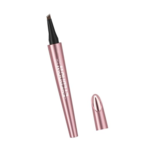 Einfach zu verwendender Augenbrauenstift mit vier Spitzen für perfekt definierte, schweißresistente Augenbrauen, Make-up-Werkzeug für professionelle Frauen von Limtula
