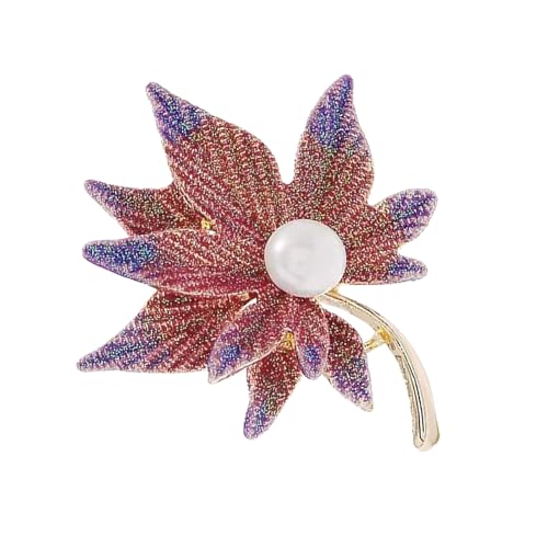 Elegante Maple Leaf Brosche Mit Sicherem Verschlusskleid von Limtula