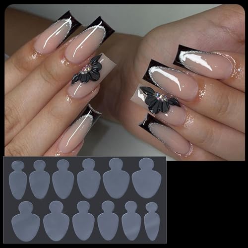 Französische Nagelspitzen Zeichnungsführer Aufkleber Französische Nagelform Gel Polnische Aufkleber Maniküre Schablone Werkzeuge von Limtula