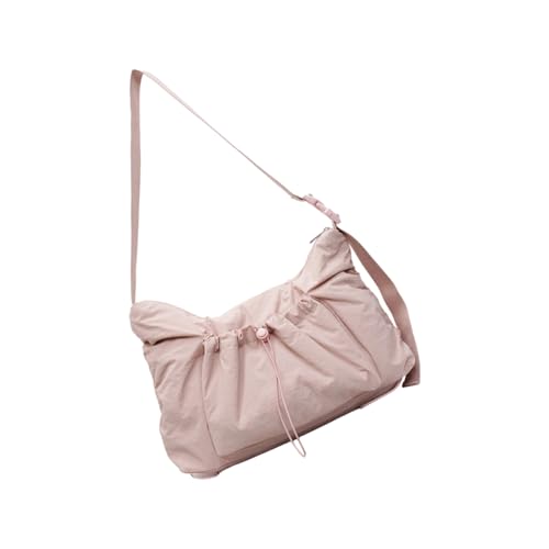 Frauen Bag Korean Styles Crossbody Draw String Schulter Canvas Messenger School Für Reisen Tägliche Frauen Dracken Schulter Großer Kapazität Messenger Plissiert Crossbody von Limtula