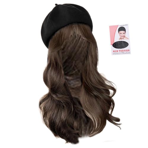 Frauen Lockige Perücken Kappen Mode Verstellbarer Runder Mit Natürlichen Perücken Cosplay Dressingzubehör Kuppel Kopfbedeckung von Limtula