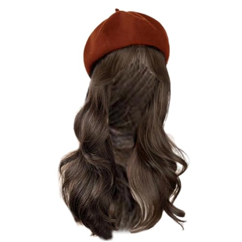 Frauen Lockige Perücken Kappen Mode Verstellbarer Runder Mit Natürlichen Perücken Cosplay Dressingzubehör Kuppel Kopfbedeckung von Limtula