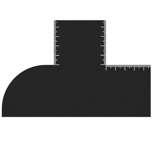 Friseur-Verbesserungskarten, Haarschneideanleitung, Werkzeug, Friseur-Haarstyling-Zubehör für Haaransätze und Bart-Styling, Haarlinien, Formwerkzeug, Bartformwerkzeug, Haarlinienführungskarte für von Limtula