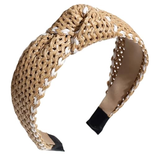 Gewebte Knotted Kopfbedeckung Proms Geburtstagshaarbänder Breite Kopfbedeckung Cottagecore Knotted Strand Haar Kopfbedeck Gewebte Knotted Kopfbedeckung Proms Geburtstagshaarbänder Breite Kopfbedeckung Cottagecore Knotted Strand Haar Kopfbedeck von Limtula