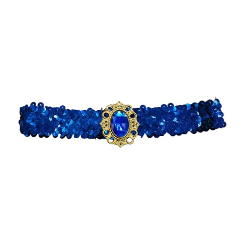 Glitzernde Pailletten-Stirnbänder, Strass, Haarbänder, elastisches Haar-Accessoire, Party-Haarschmuck für Damen und Mädchen von Limtula