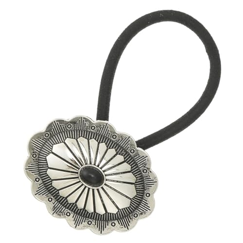 Haargummi mit geschnitztem Blumenmotiv für Damen, dünne Haargummis, einfaches Haargummi, Pferdeschwanz-Halter, einfaches Haarstyling von Limtula