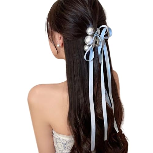 Haarspange mit Schleife, Perlen, Ballett-Haarnadel mit Schleife, Dekoration, bunte Haarspangen für Mädchen, Haar-Accessoires, den ganzen Tag von Limtula