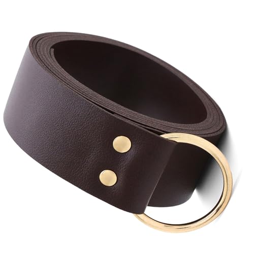 Halloween Mittelalter Ledergürtel Taille Taschen Trank Flasche Mittelalter Leder Seitentasche Zauberer Taille Beutel Seitentasche Mittelalter Gürtel, Cs002br, Einheitsgröße, Mass Beauty von Limtula