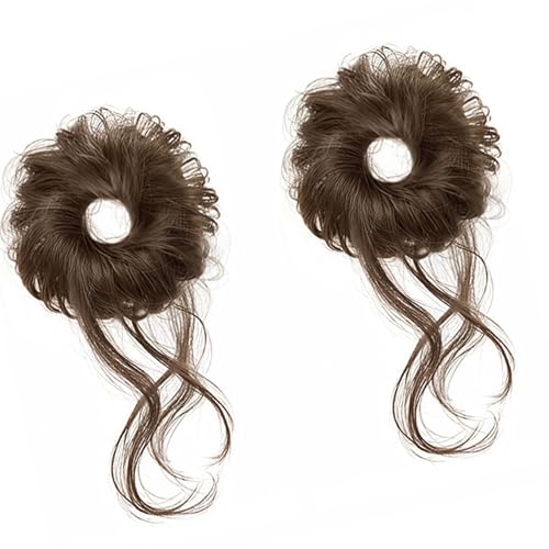 Kinder Synthetische Haarbrötchenverlängerung Mühelosen Chaotisch Look Bun Haar Elastizität Band Ideal Für Rollenspiele Und Schnelles Ankleidungsstück von Limtula