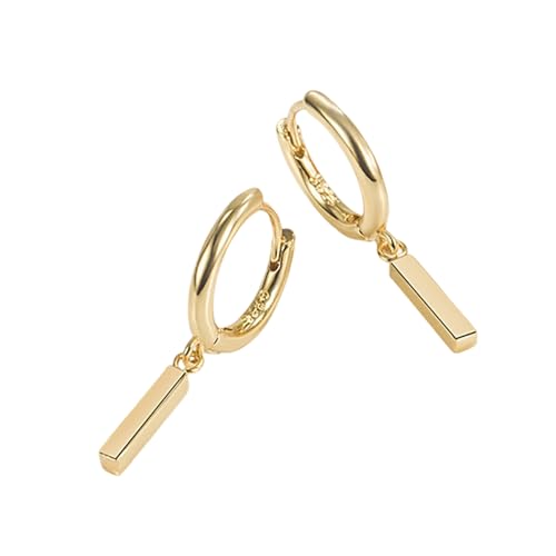 Kreatives Dangle Design Hoop Ohrringe Eleganter Tropfen Mit Silberstangen Pendellohr Ohr Für Vielseitige Styles Reifen von Limtula