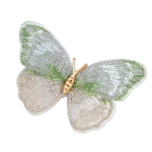 Kristalle Geschmücktes Schmetterling Brosche Bestickter Finish Mehrzweck Modeaccessoire Ideale Geschenke Für Besondere Anlässe Mode Butterfly Pin von Limtula