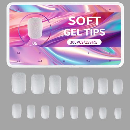 Limtula 1 Box hochwertige matte Nagelspitzen in kurzer Länge, verbessern Ihr Nagelbild für Frauen und Mädchen von Limtula