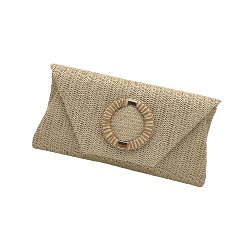 Limtula Abend Handtasche Summers Strand Schulter Crossbody Tasche Gewebt Umschlag Strohhalm Geldbörse Für Frauen Sommerstrand von Limtula