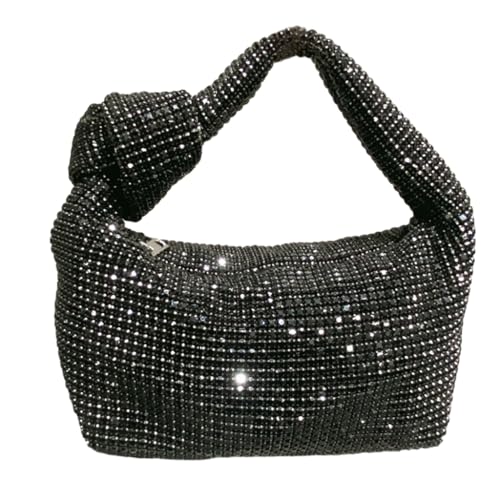 Limtula Abendtasche für Damen, modische Clutch, Handtasche, Clutch, Hochzeit, Party, Unterarmtasche für Bankette, Schwarz von Limtula