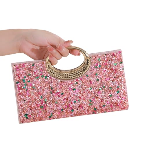 Limtula Allzugemachte Banketttasche Für Frauen Mädchen Hochzeit Handtasche Strauchsteine Abend Clutches Geldbörse Kette Gurt Schulter Frauen Stilvolle Schulterkette Strasssteine von Limtula