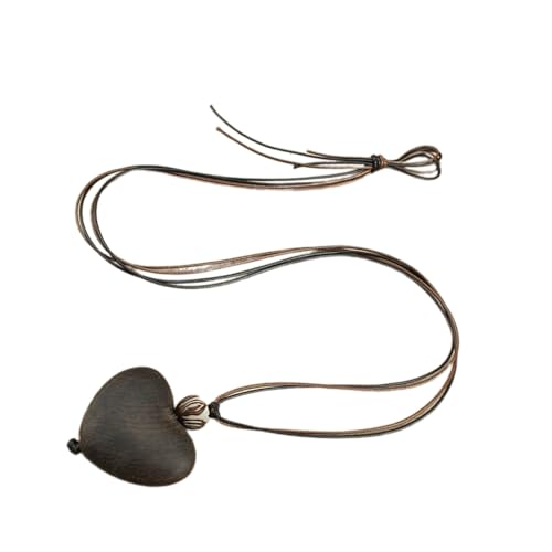 Limtula Artistics Craft Halskette mit Herz-Anhänger aus stabilem Holz, für den Alltag und besondere Anlässe von Limtula