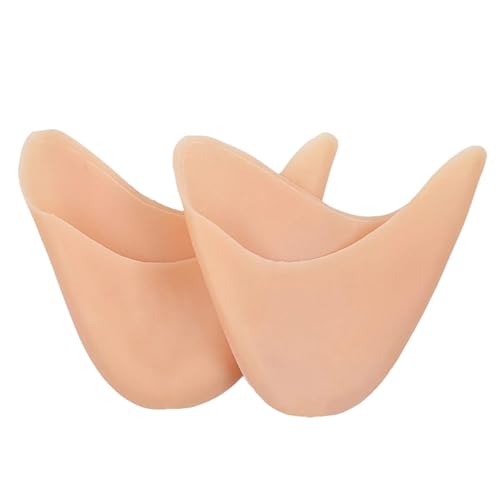 Limtula Ballett-Zehenpolster, Gel-Zehenschutz, mit Loch, für Damen, weiche Silikon-Gel-Beutel, Ballettabdeckungen, Kappen, Tanzschuhe, Zubehör, Nicht poröser Hautton, Einheitsgröße Limtula Ballett-Zehenpolster, Gel-Zehenschutz, mit Loch, für Damen, weiche Silikon-Gel-Beutel, Ballettabdeckungen, Kappen, Tanzschuhe, Zubehör, Nicht poröser Hautton, Einheitsgröße von Limtula