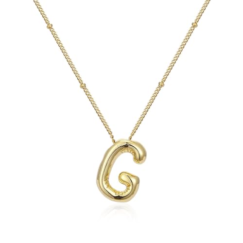 Limtula Ballonstile Glatte Buchstaben Halskette Einstellbare Legierungskette Geeignet Für Modische Jugendliche Frauen Und Geschenk Eine Verstellbare Trottelkette Vermittelt von Limtula