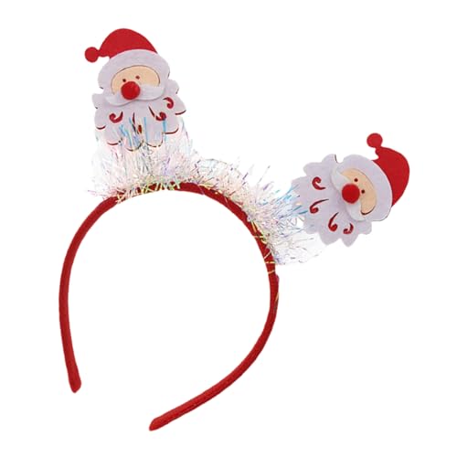 Limtula Bequemes Weihnachts-Stirnband mit Schneemann- und Rentier-Designs, Cartoon-Kopfschmuck für Feiertage von Limtula