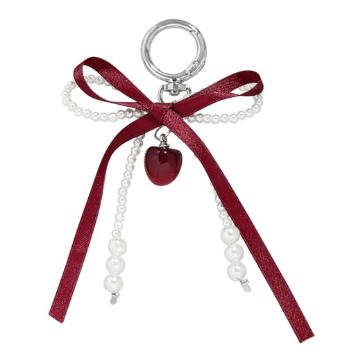 Limtula Bows Schlüsselbeutel Zauber Für Frauen Geldbeutel Handtasche Rucksack Anhänger Auto Keyring Ästhetische Schlüsselbund Zauberzubehör Accessoires von Limtula