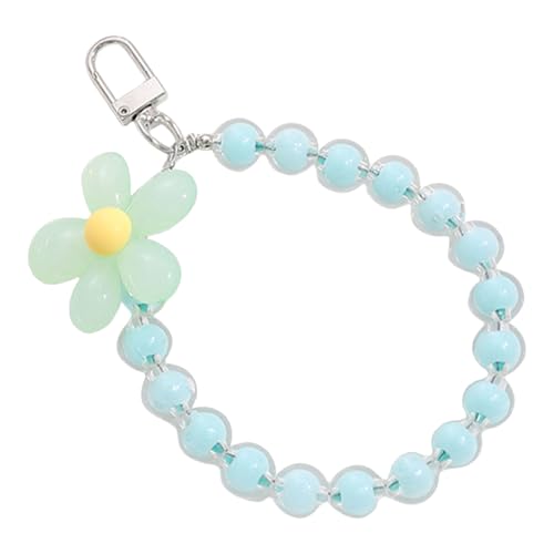 Limtula Buntes Acrylblumen Anhänger Schlüsselhalter Leichter Beutelzubehör Schlüsselbund Mit Metallclip Schlüsselring Für Tägliche Verwendung Niedlicher Blütenschlüsselkette Für Frauen von Limtula