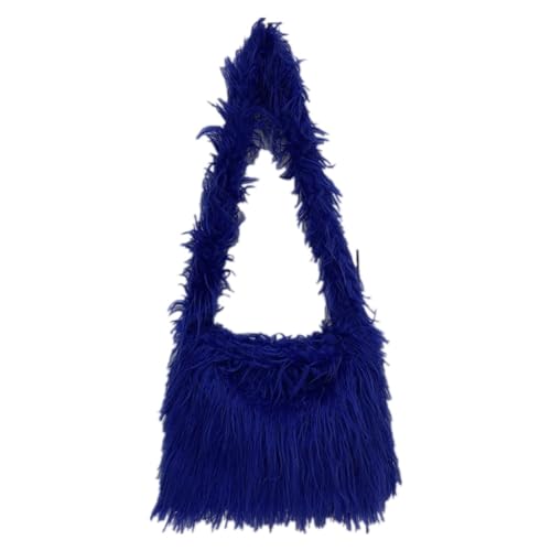 Limtula Damen Plüsch Schultertaschen Pelzig Crossbody Tasche Weiches und schickes Design Geeignet für Einkaufen und den täglichen Gebrauch, königsblau Limtula Damen Plüsch Schultertaschen Pelzig Crossbody Tasche Weiches und schickes Design Geeignet für Einkaufen und den täglichen Gebrauch, königsblau von Limtula