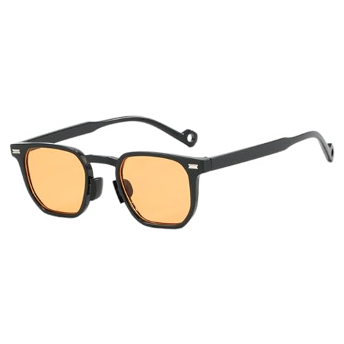 Limtula Damen-Sonnenbrille für Outdoor-Aktivitäten, modisch, lässig, UV-400-Sonnenbrille, beliebte Brillen, Autofahren, Sonnenbrillen für Radfahren, Einkaufen, Helles Schwarz-Orange von Limtula