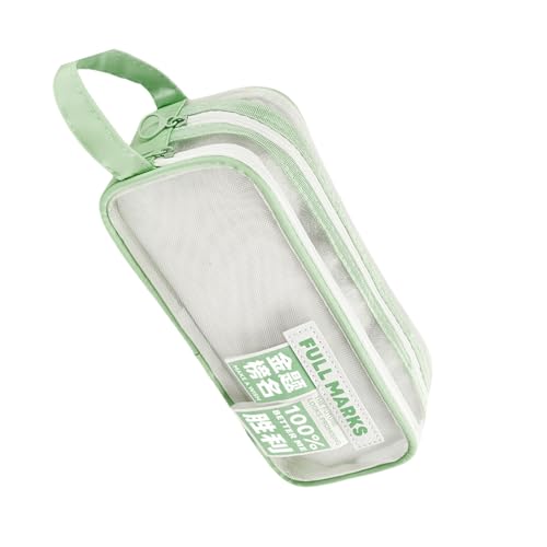 Limtula Einfache Bleistiftkoffer Doppelschichten Meshes Bleistiftbeutel Meshes Bag Große Kapazität Stiftbeutel Zurück In Die Schulbedarf Doppelschichten Mesh Case Einfache Stiftschule Bürovorräte von Limtula