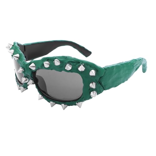 Limtula Einzigartige, sportliche Sonnenbrille, Trendsetter für Urlaubskleid, Nieten, Rahmen, Rock-Shades, Nietenrahmen für Damen und Jugendliche Limtula Einzigartige, sportliche Sonnenbrille, Trendsetter für Urlaubskleid, Nieten, Rahmen, Rock-Shades, Nietenrahmen für Damen und Jugendliche von Limtula