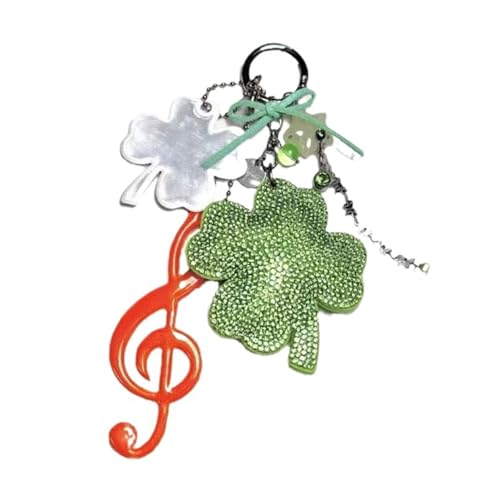 Limtula Einzigartige Pflanzennotiz Schlüssel Ornament Trendy Key Schmuck Grün Anhänger Stylish Bag Anhänger Tragbarer Modeschlüsselhalter von Limtula