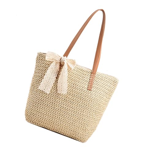 Limtula Elegante Gewebte Handtasche Große Kapazität Beachten Umhängetasche Bequeme Unterarmtaschen Die Für Festivals Und Urlaub Leichte Sommertasche Geeignet Sind von Limtula