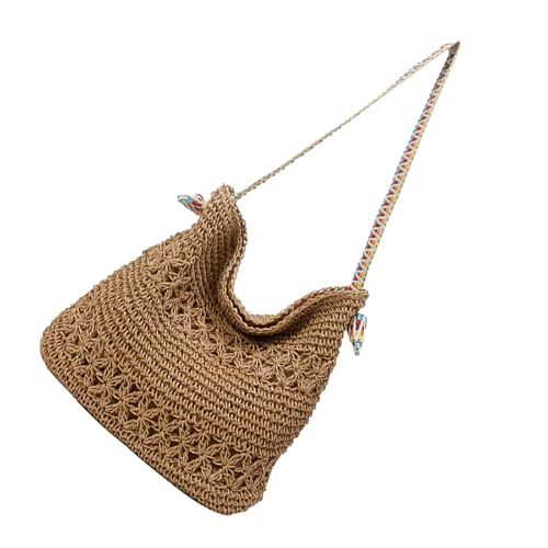 Limtula Elegante Gewebte Handtasche Große Kapazität Strandumhängetasche Unterarmtaschen Bequem Und Modisch Für Verschiedene Gelegenheit Freundliche Handtasche von Limtula