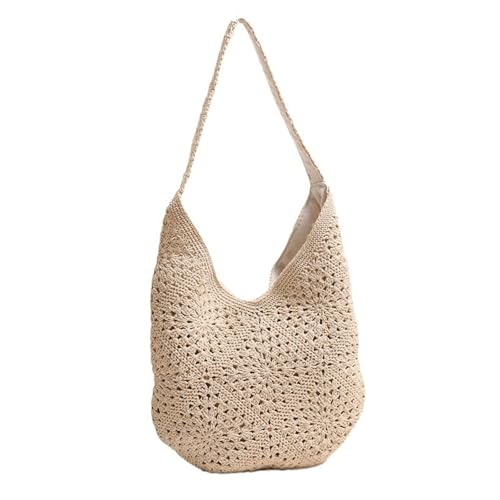 Limtula Elegante Schultertasche aus Baumwolle mit Blumenmuster für Strandausflüge, stilvolle und praktische Designs, Eimer-Handtasche für modische Frauen, stilvolles Strand-Accessoire, B, One Size Limtula Elegante Schultertasche aus Baumwolle mit Blumenmuster für Strandausflüge, stilvolle und praktische Designs, Eimer-Handtasche für modische Frauen, stilvolles Strand-Accessoire, B, One Size von Limtula