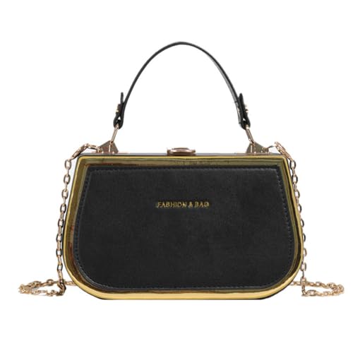 Limtula Frauen PU Leder Umhängetasche Kette Handtasche Einfache Kreuzkasse Süßigkeiten Farbe Messenger Trendy Pendeln Frauen Schulter PU Leder Crossbody Color Color Messenger Für Arbeit von Limtula