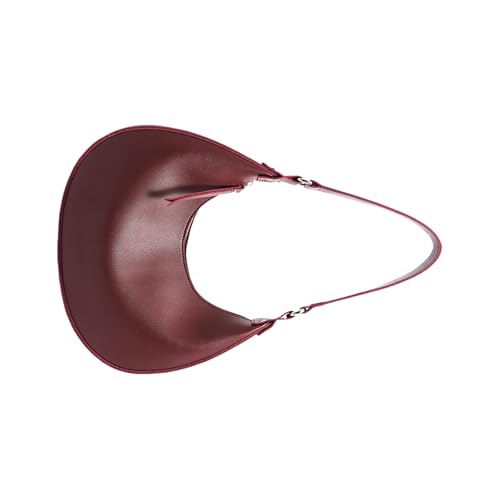Limtula Frauen Stilvolle Umhängetasche Pendeln Pu Leder Unterarm Feste Farb Achsel von Limtula
