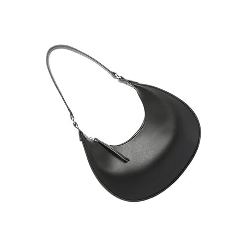 Limtula Frauen Stilvolle Umhängetasche Pendeln Pu Leder Unterarm Feste Farb Achsel von Limtula