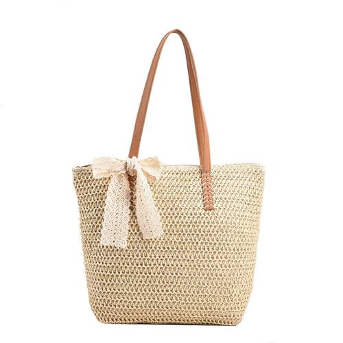 Limtula Funktionale Stroh Umhängetasche Große Kapazität Unterarmtaschen Bögen Handtasche Für Studenten Und Fachleute Festival Essential Tasche von Limtula