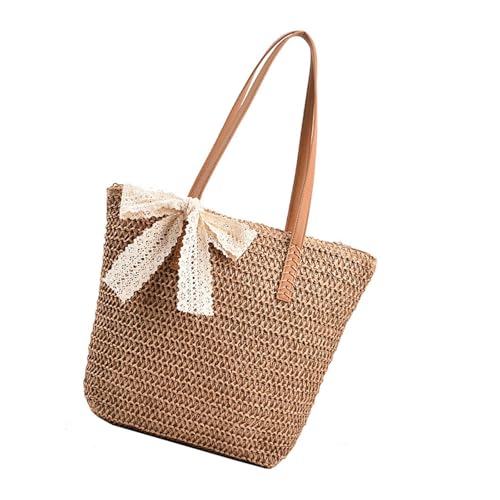 Limtula Funktionale Stroh Umhängetasche Große Kapazität Unterarmtaschen Bögen Handtasche Für Studenten Und Fachleute Festival Essential Tasche von Limtula