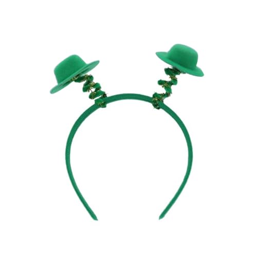 Limtula Glitzer-Puder-Stirnband zum St. Patricks-Tag, schöner Haarreif, Festival-Aufführungen, Kopfschmuck, Weihnachtsgeschenk für Paare von Limtula