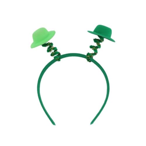 Limtula Glitzer-Puder-Stirnband zum St. Patricks-Tag, schöner Haarreif, Festival-Aufführungen, Kopfschmuck, Weihnachtsgeschenk für Paare von Limtula