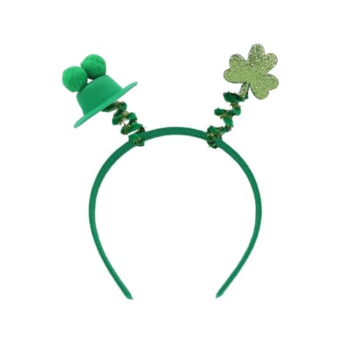Limtula Glitzer-Puder-Stirnband zum St. Patricks-Tag, schöner Haarreif, Festival-Aufführungen, Kopfschmuck, Weihnachtsgeschenk für Paare von Limtula