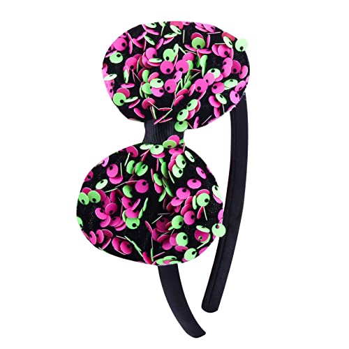 Limtula Haarreif für Damen und Mädchen, Schleifenform, zart, mehrfarbig, für Make-up, Fotoshooting, Weihnachten, Party, Kopfschmuck von Limtula