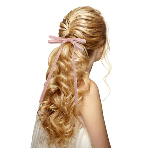 Limtula Harajuku Velvets Bowknot Haar Clips Süße Frauen Haarnadel Band Barrettes Einfarbig Headwear Mädchen Haar Accessoire Haarnadel von Limtula