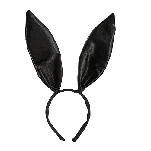 Limtula Hasenohren-Stirnband, Maskerade-Stirnband für Damen, Satin-Haarreif, Kaninchenohren, Haarband, Häschen, Cosplay, Halloween, Kostümparty von Limtula