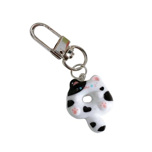 Limtula Katze Geformte Schlüsselring Cartoon Animal Bag Anhänger Keychain Telefon Charme Frauen Mädchen Rucksack Schlüsseldekoration von Limtula