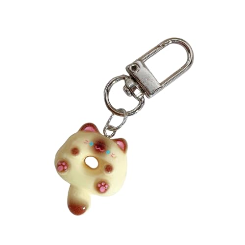 Limtula Katze Geformte Schlüsselring Cartoon Animal Bag Anhänger Keychain Telefon Charme Frauen Mädchen Rucksack Schlüsseldekoration von Limtula