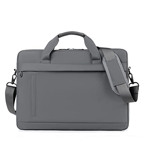 Limtula Laptop-Schutzhülle, Schultertasche, Tragetasche für 15,6 Zoll (39,6 cm) Computer, Notebook, Business, stoßfeste Handtasche, grau von Limtula